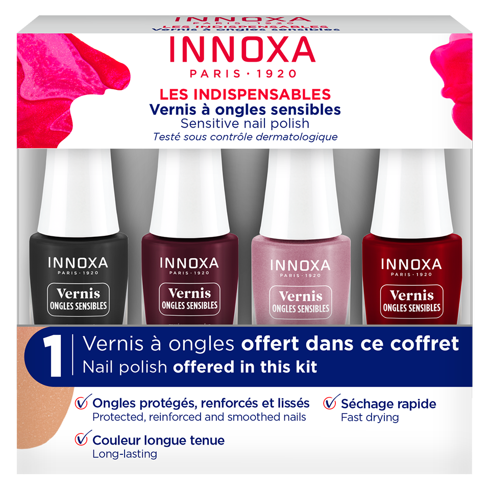 Coffret 4 Vernis Les indispensables