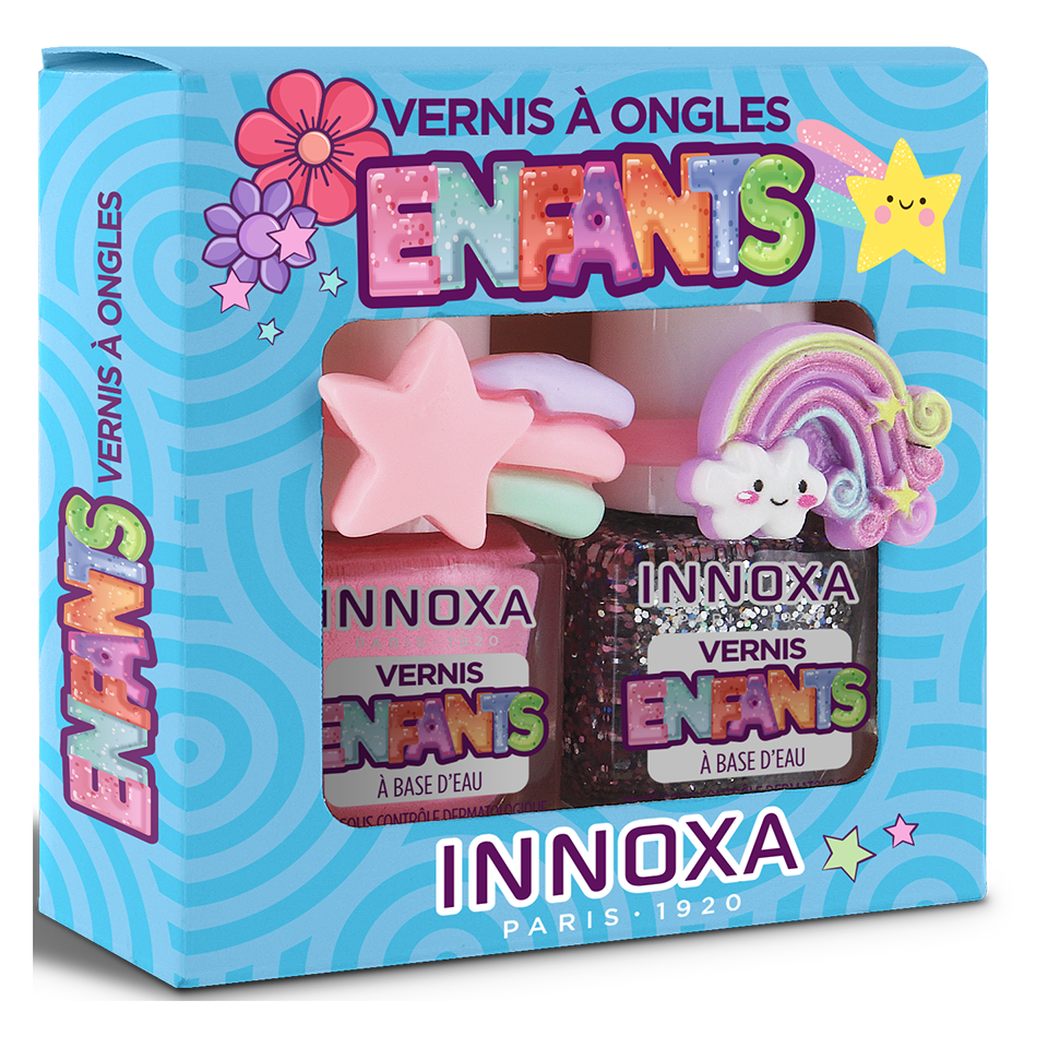 Coffret enfants Bleu Vernis à Ongles à Base d'Eau