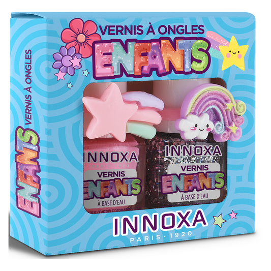 Coffret enfants Bleu Vernis à Ongles à Base d'Eau