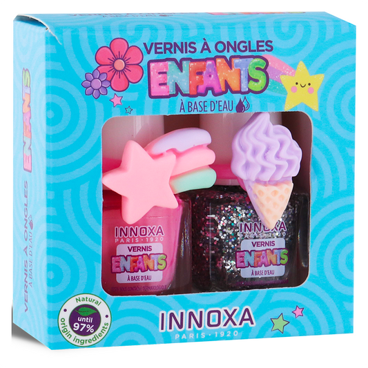 Coffret enfants Bleu Vernis à Ongles à Base d'Eau