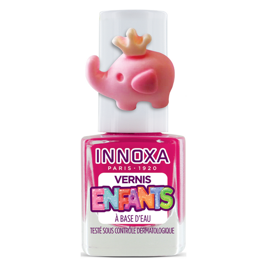 Vernis à Ongles pour Enfants à Base d'Eau Elephant Rose Fuchsia 5ml