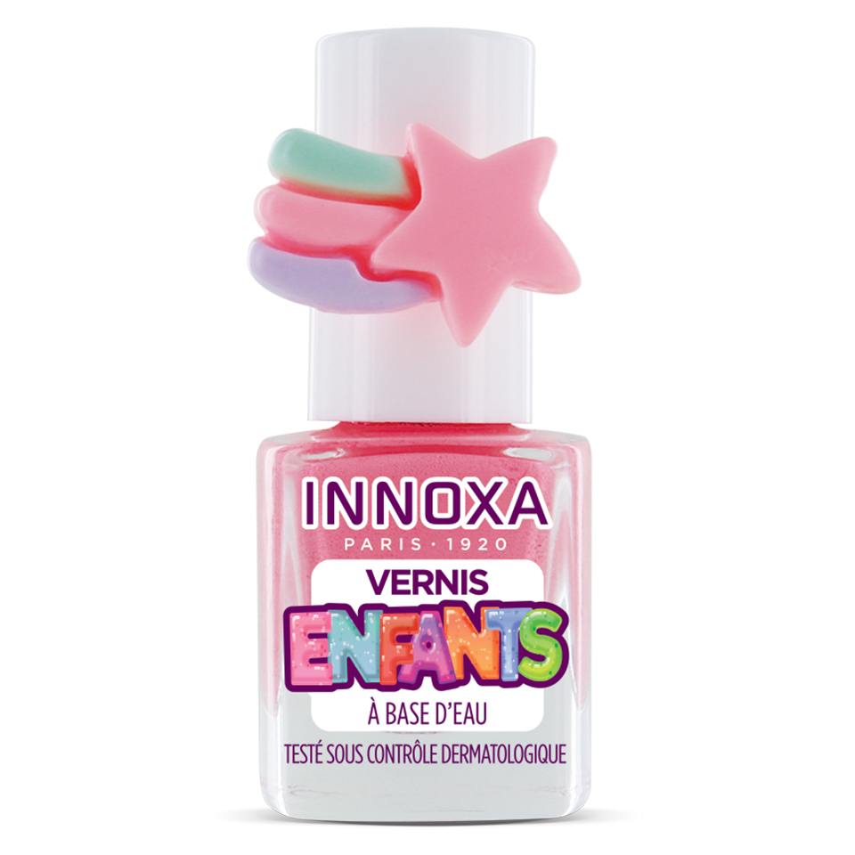 Vernis à Ongles pour Enfants à Base d'Eau Etoile Rose 5ml